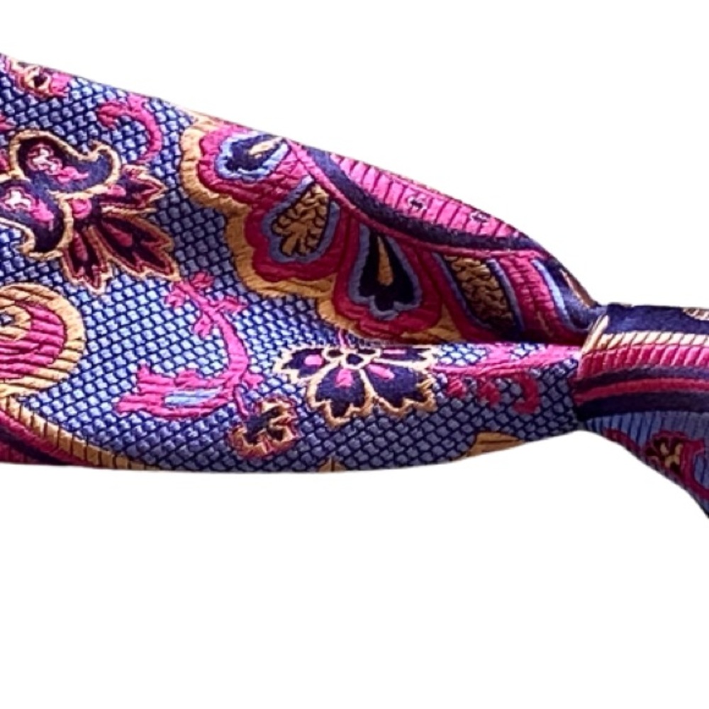NWT! Jos. A. Bank RESERVE Mens Paisley Luxury Silk Neck Tie - 3”